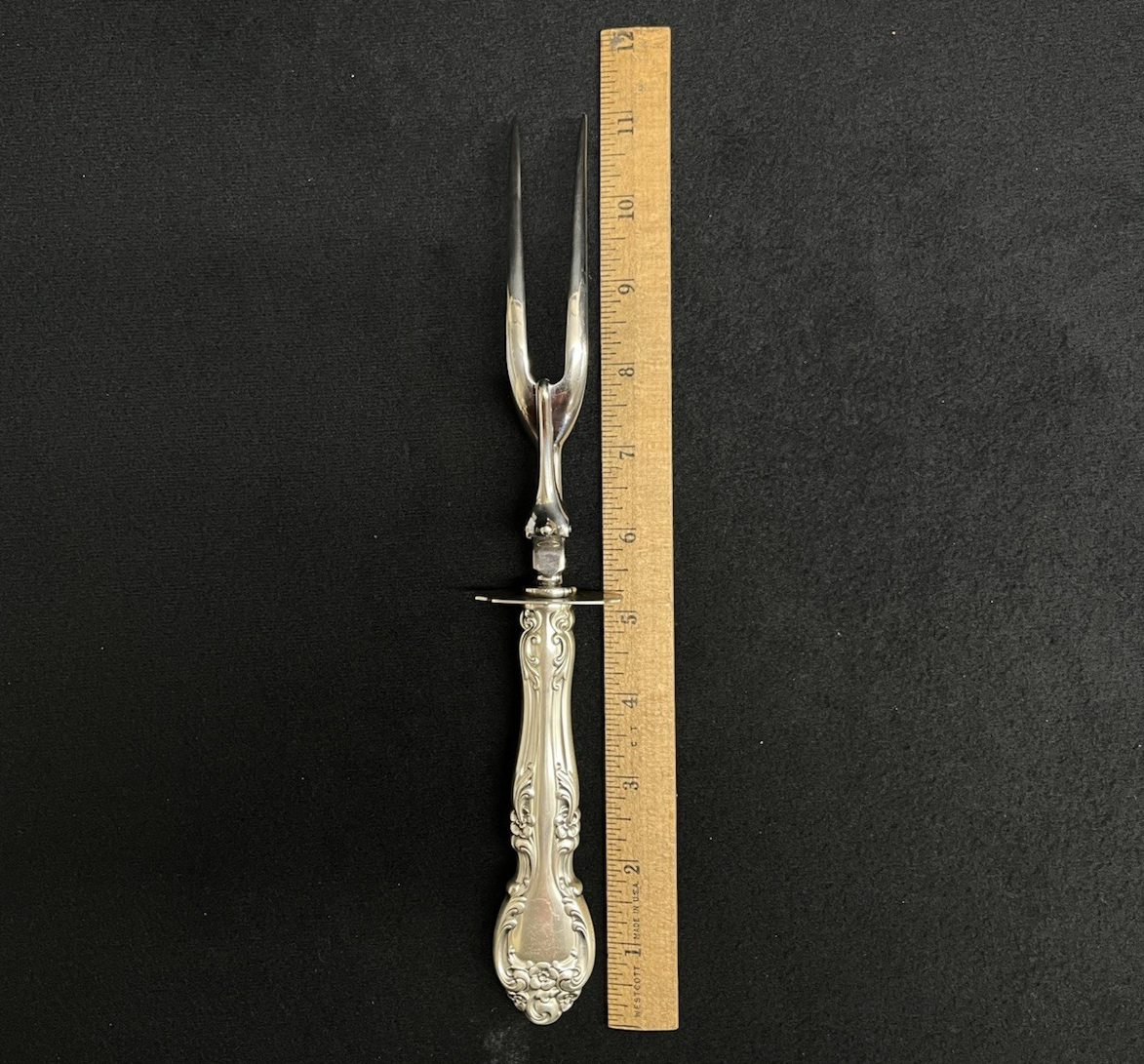 Melrose by Gorham Sterling Silver 2pc Large Roast Carving Set 13.5"/11 1/8"