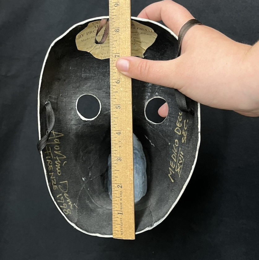 Set of 2 AGOSTINO DESSI & ALICE ATELIER ITALIAN PAPIER MACHE THEATER OPERA MASKS