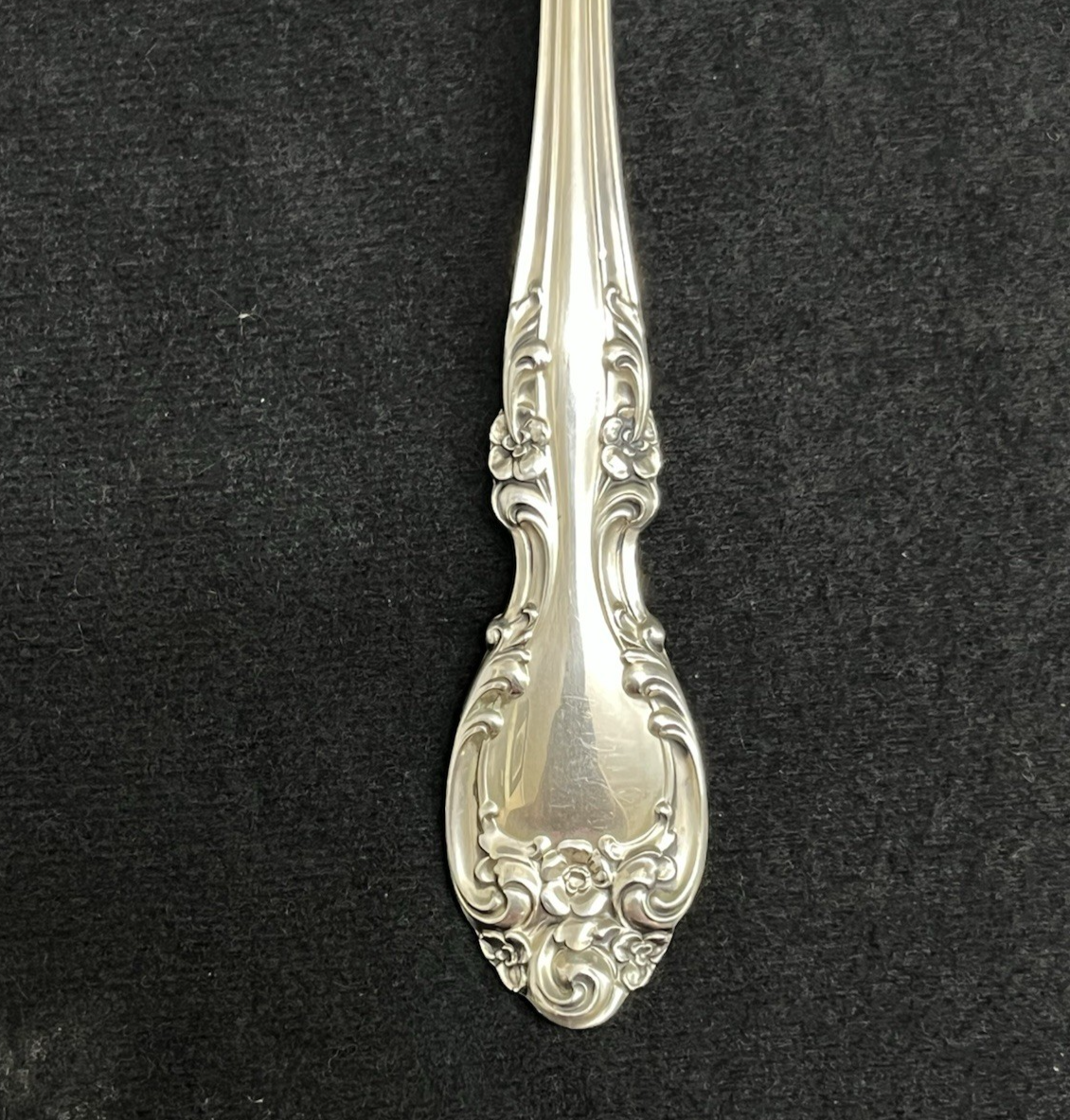 Melrose by Gorham 109.3g Sterling Silver Salad Serving Fork 8 7/8 in