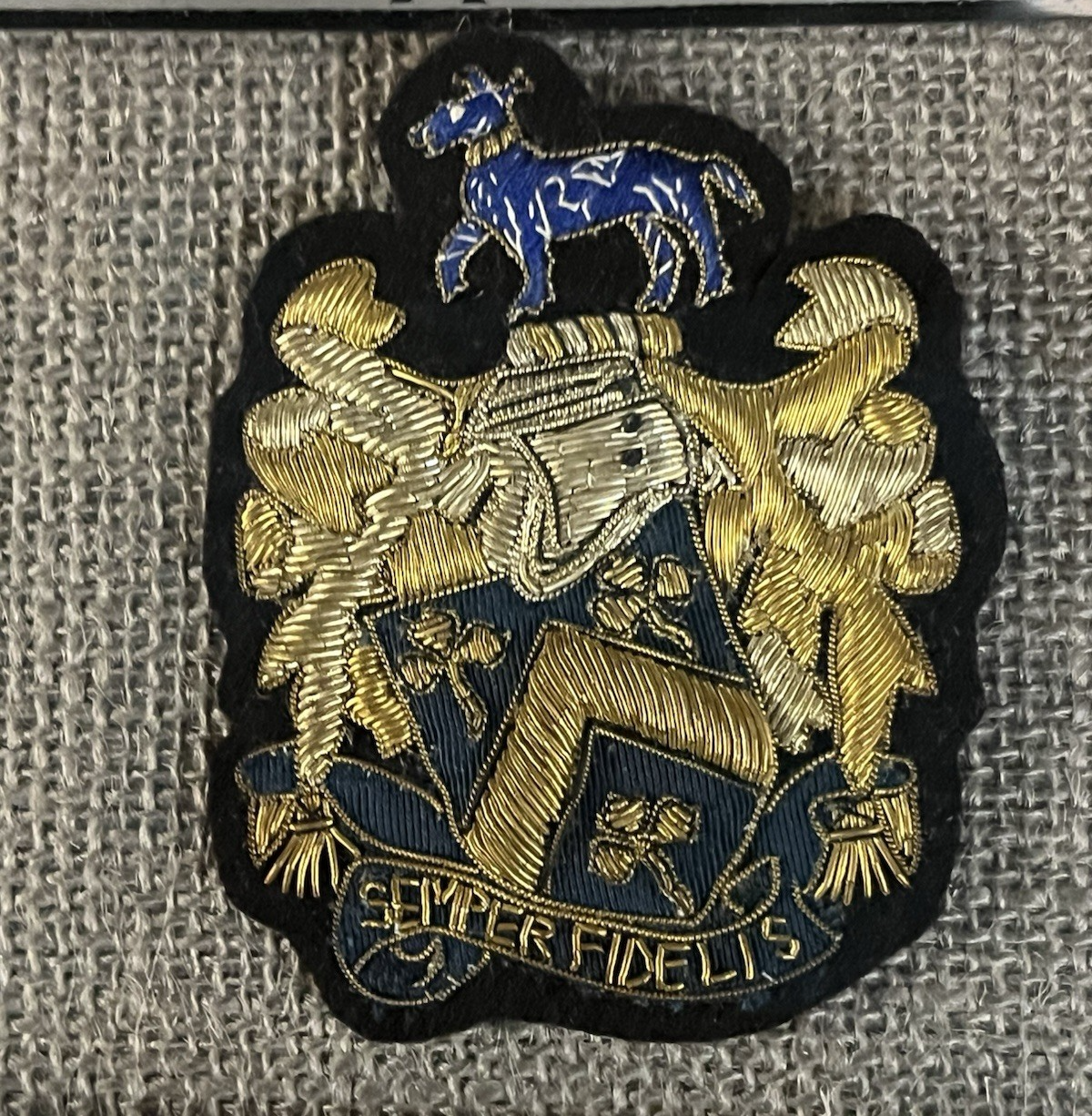 Marine Officer NCO Mameluke Sword & Scabbard 4 Patches Navy Badge in Shadow Box