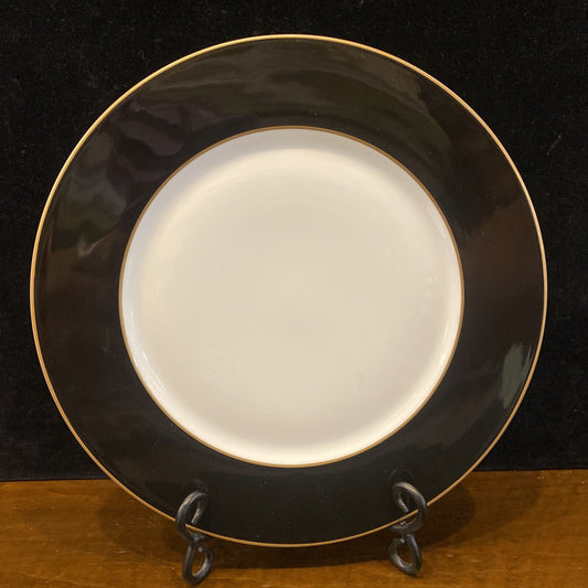 Diplomat Black Ceralene Raynaud Limoges 12" Charger BH166D