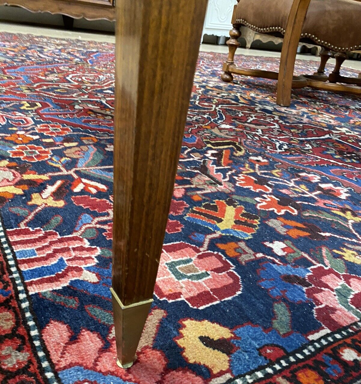 FRENCH MID-CENTURY MODERN LACQUERED BURLWOOD TABLE