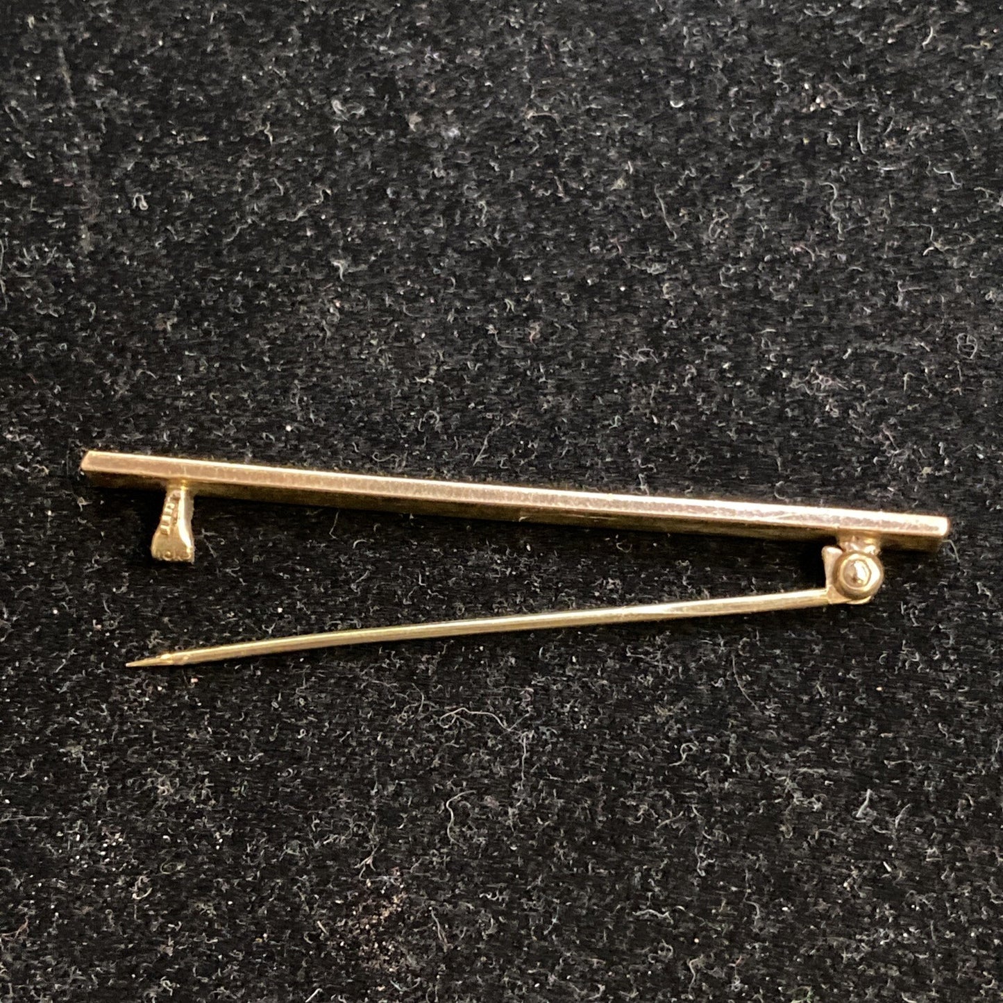 Antique 10K Yellow Gold Beauty Baby Pin 1.8g
