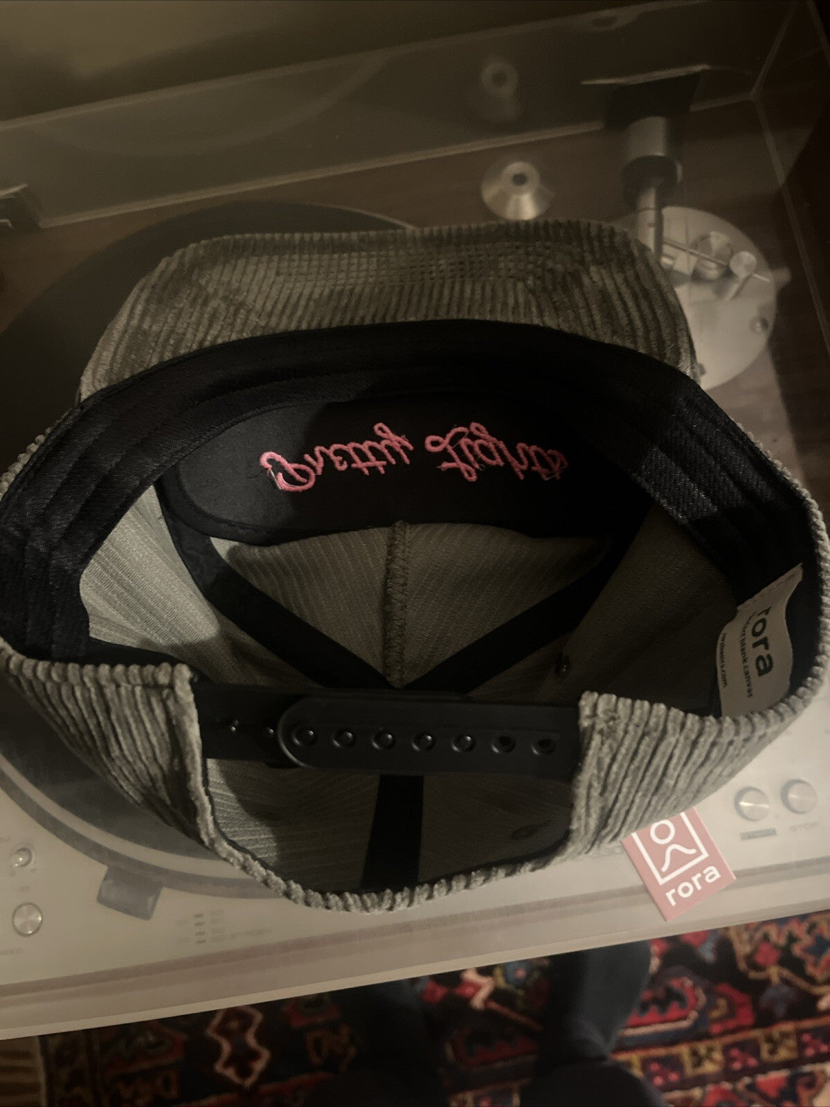 NWT Pretty Lights Olive Corduroy Hat  2023 Soundship Space System Tour