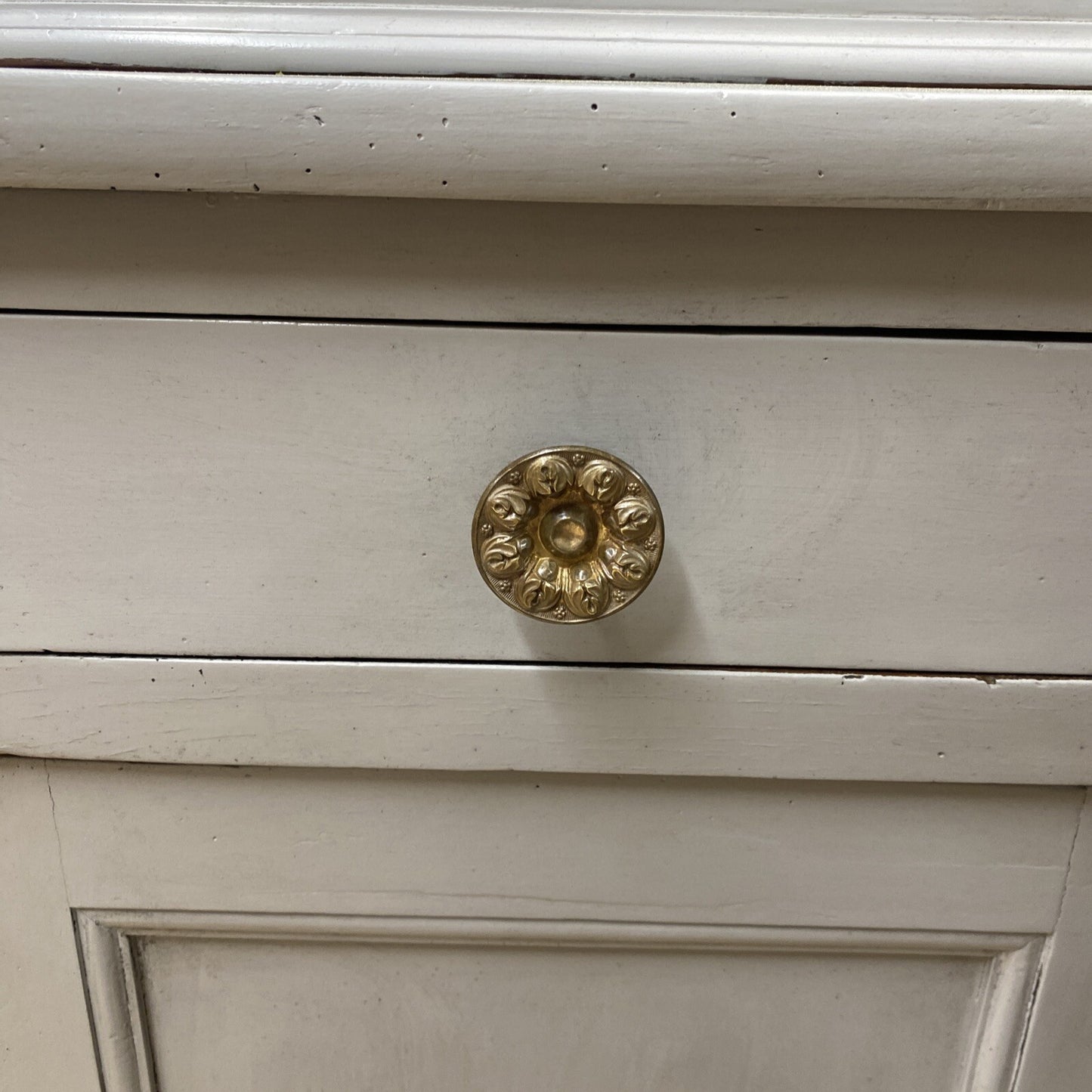 PERIOD ANTIQUE FRENCH LOUIS PHILIPPE PAINTED FARMHOUSE BOOKCASE CABINET