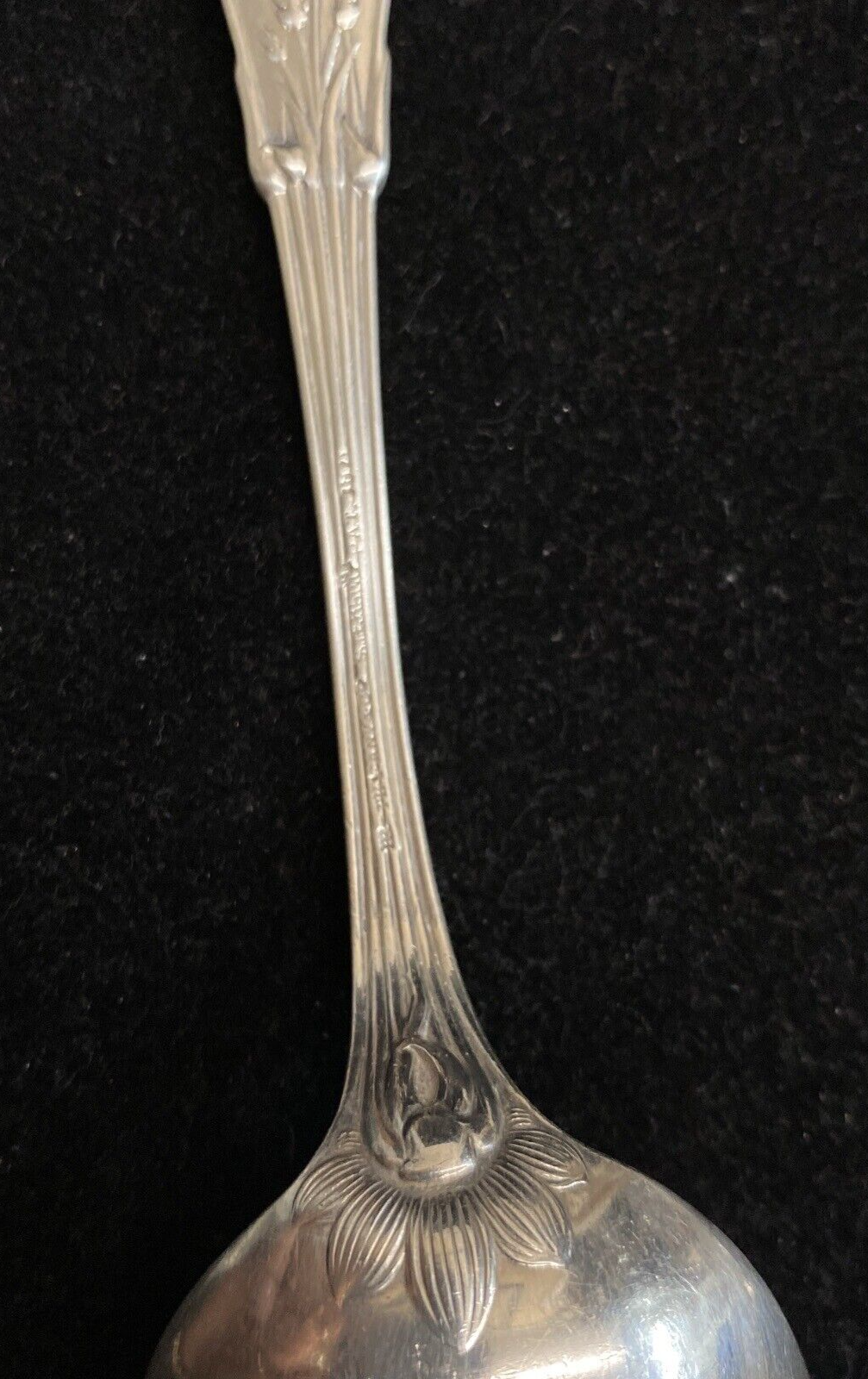 Japanese by Tiffany and Co Sterling Silver Soup Place Spoon 7 1/4" mono  3 avail