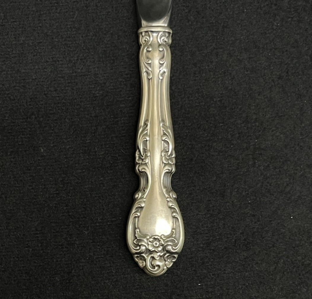 Melrose by Gorham 42.7g Sterling Modern Hollow Butter Spreader 6 1/4 in