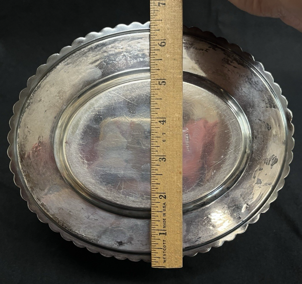 Antique Fenton Brothers Sheffield Silverplate English Biscuit Barrel 7 1/8"