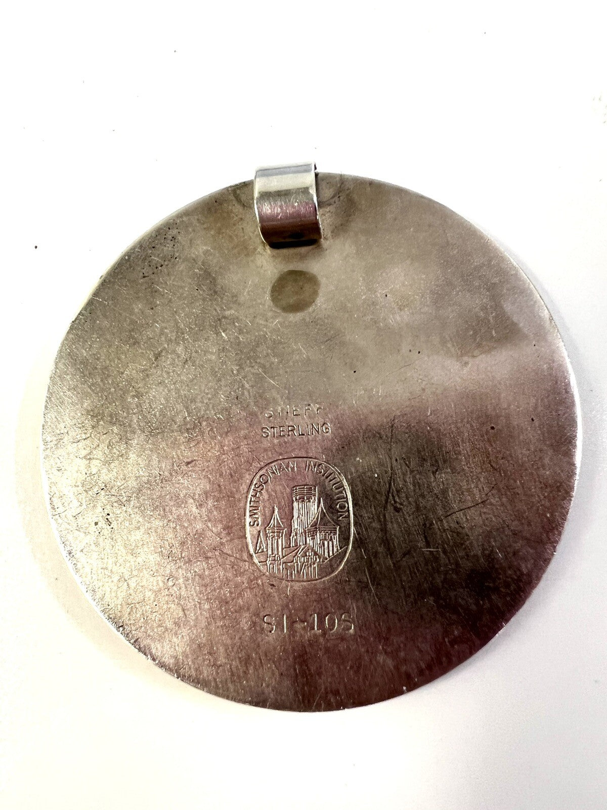 Stieff 1973 Smithsonian Sterling Ethiopian Coptic Cross Ornament Pendant