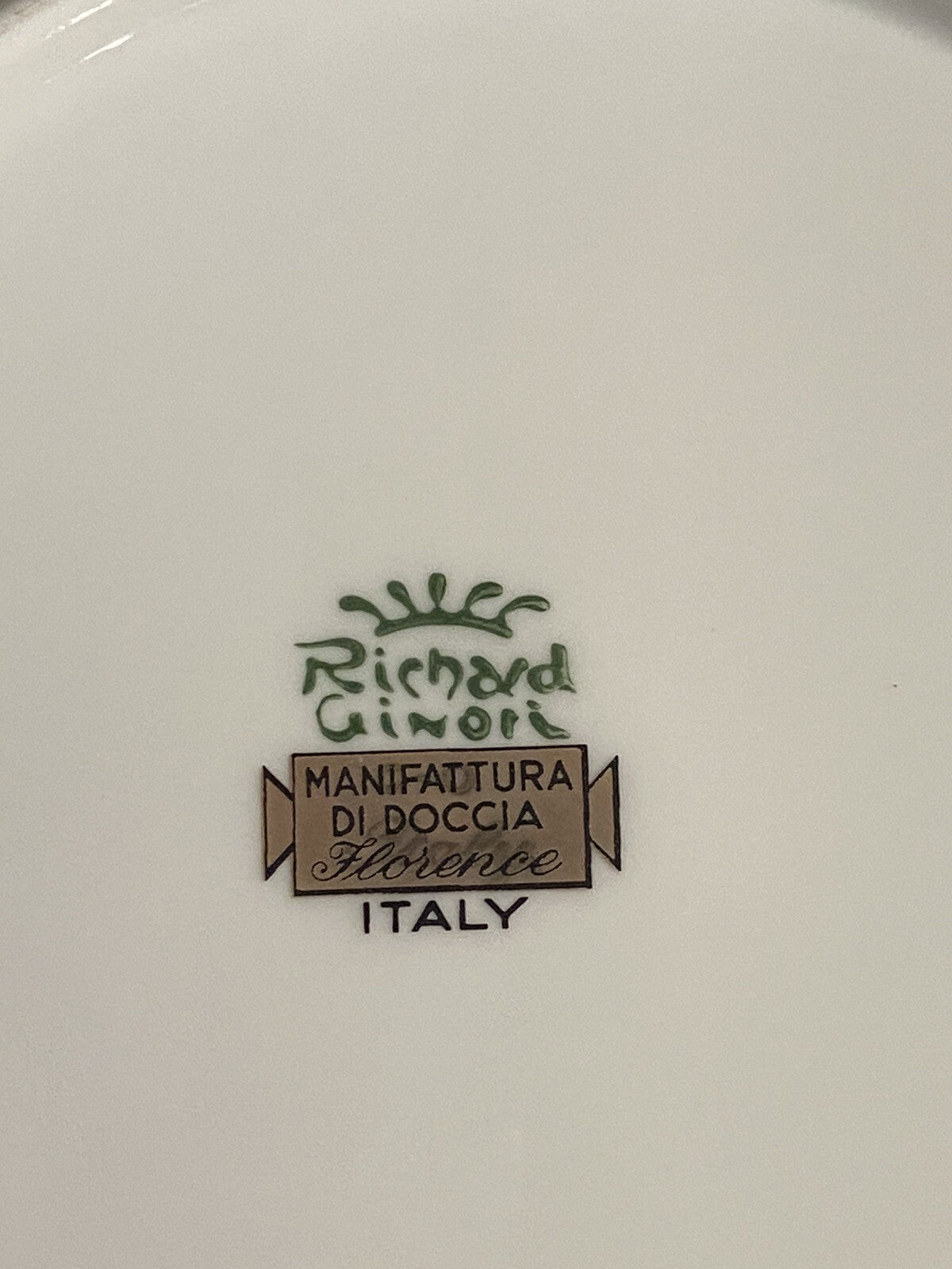 Richard Ginori Pincio Blak Black Place Setting Dish Set Of 6