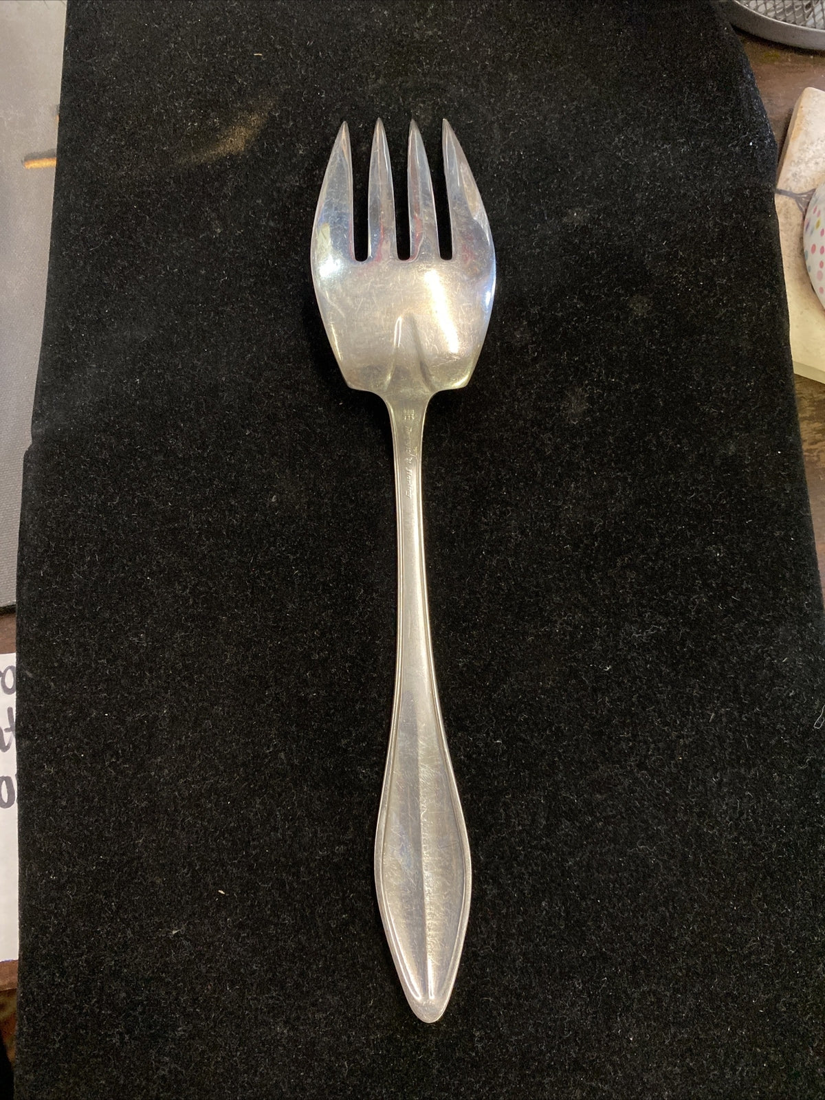 Towle Sterling "Mary Chilton" Pattern Solid Salad Serving Set  Fork & Spoon  PC1