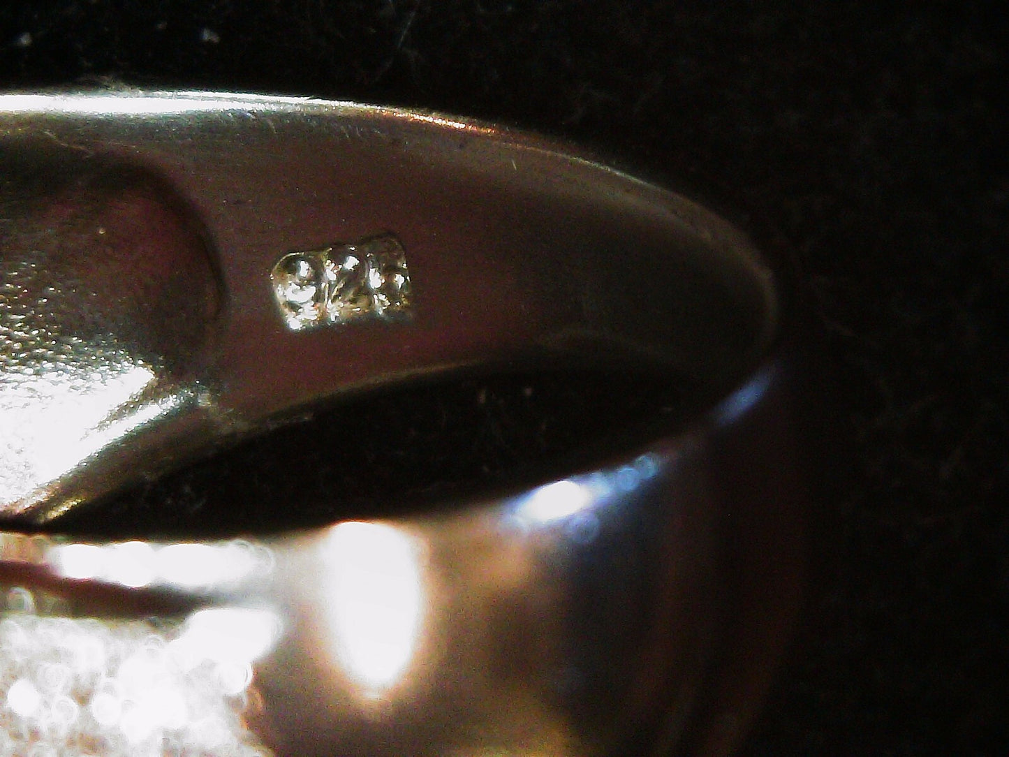 Sterling Silver 925 Dome Ring SZ 8.5 5.7g