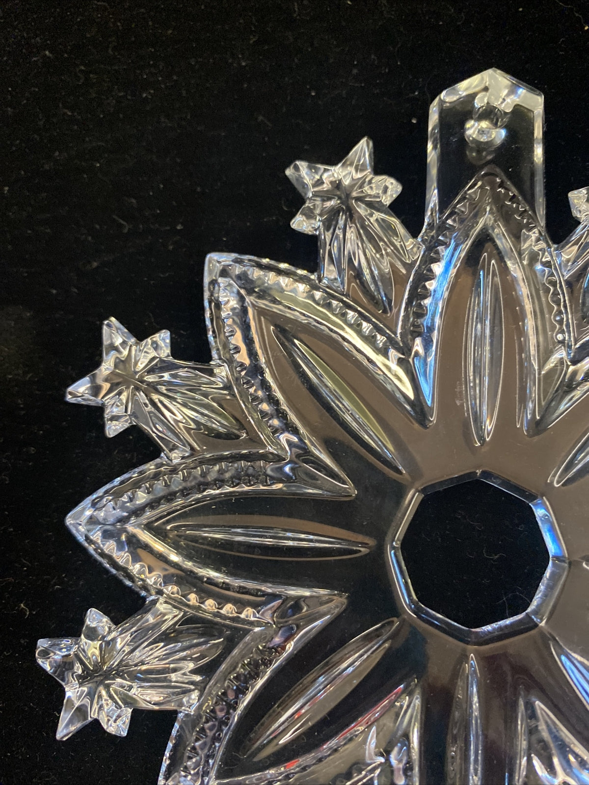 WATERFORD Chrystal 2010 LTD ED. SNOW CRYSTAL ORNAMENT 151916