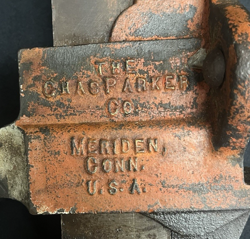 Vise, CHAS. PARKER & Co., Vintage No. 953-1/2 Bench Vise, Weighs 36 lbs., USA