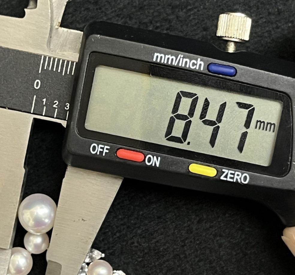 Kay Jewelers Sterling Cultured Pearl 17.25" Necklace w/ Lab Created Sapphires