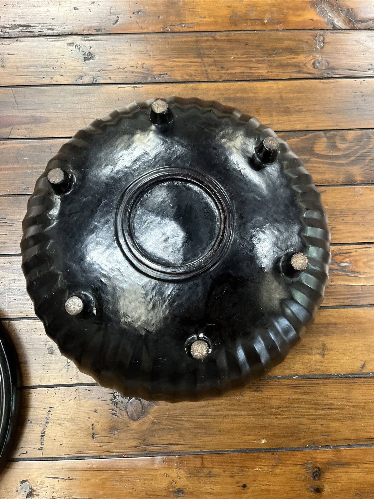 Black Burmese 6 Part Sectional Offering Temple Jar Trays Hsun Kwet BH13