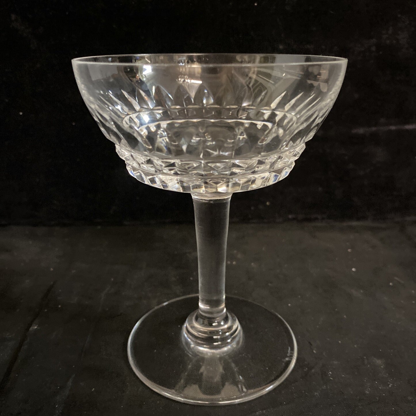 Val Saint Lambert "Mery" Crystal Champagne/Tall Sherbert 5" SELLING INDIVIDUAL