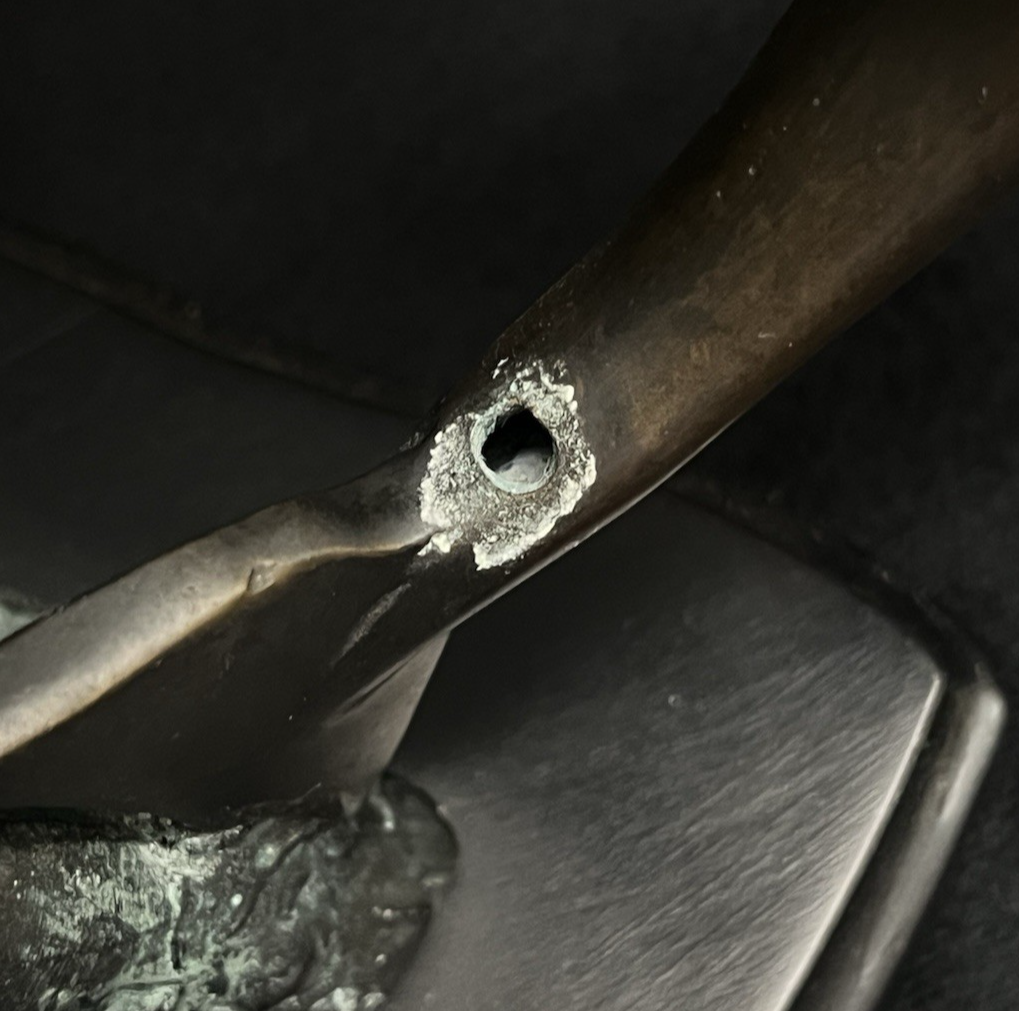 PB6 Bronze School of Dolphins Ocean Scene Statue w/ Wood Base 19"x 23"