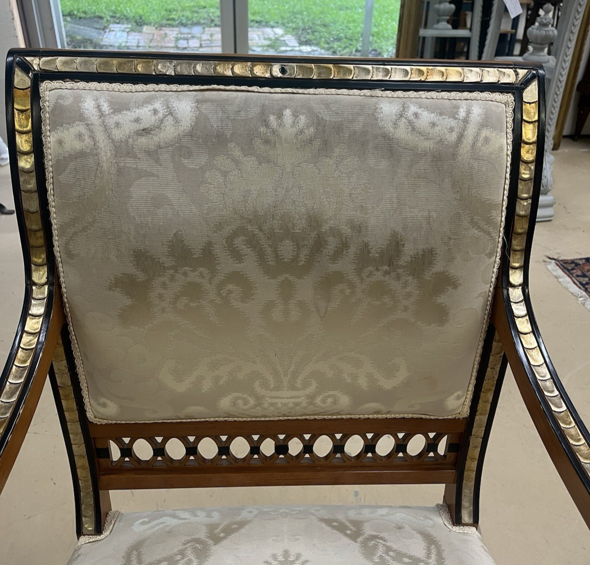 Set of 10 (8+2) EJ VICTOR ANTIQUE REGENCY STYLE NEWPORT DINING ROOM CHAIRS