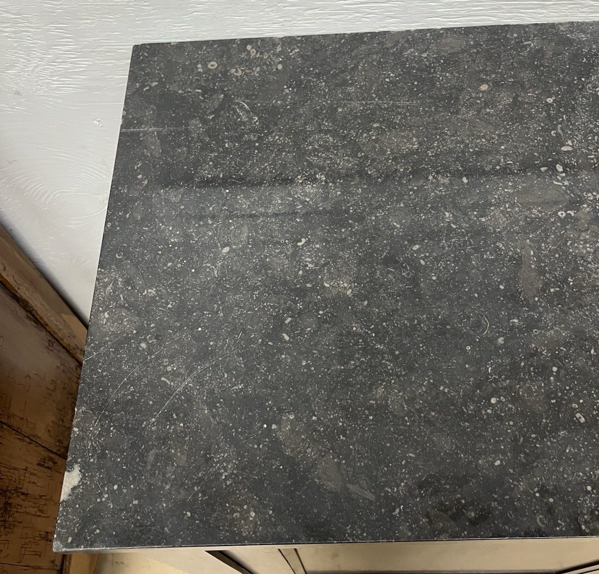 ANTIQUE FRENCH LOUIS XVI MARBLE TOP MAHOGANY SIDEBOARD ENFILADE CHEST 79" WIDE