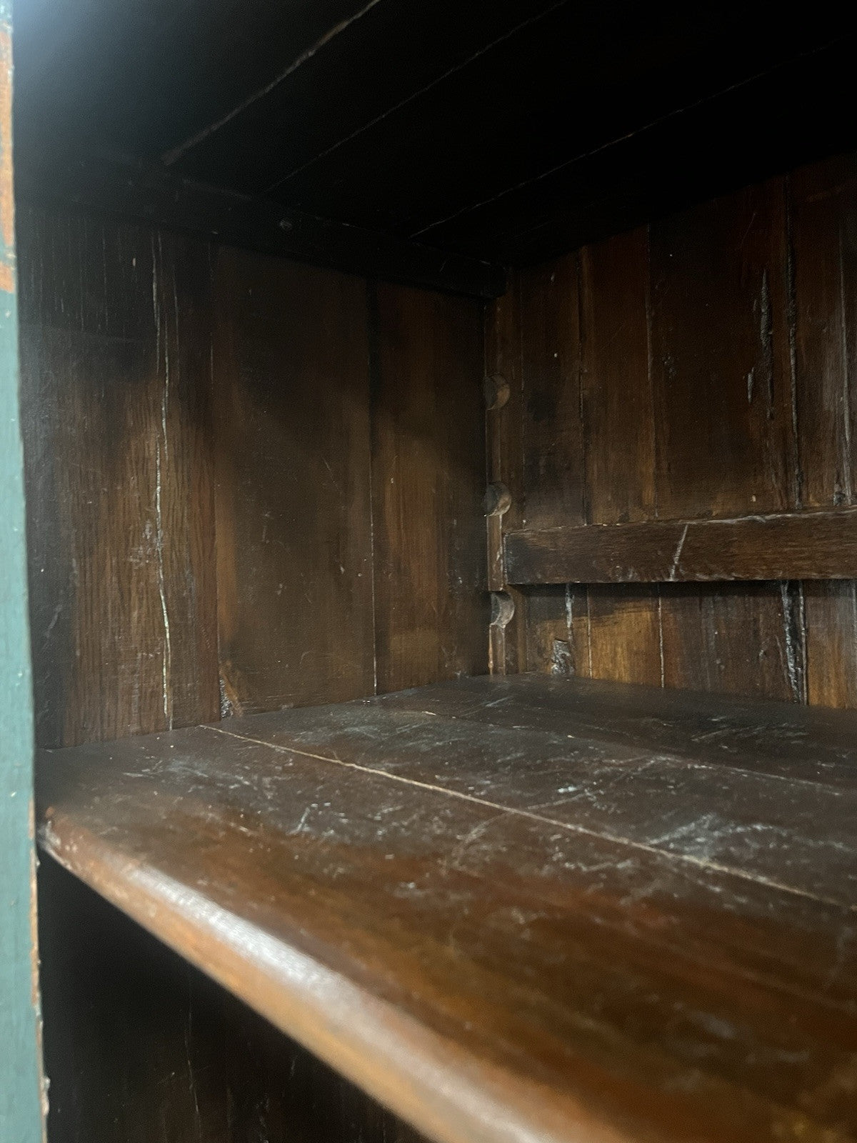 Antique Large Floral and Bird Painted Swedish Armoire Cabinet 94.5" x 51"  CL5