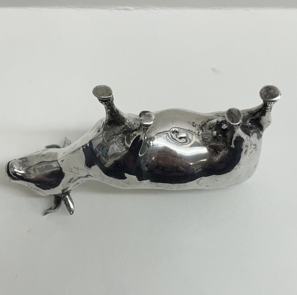 Antique Dutch Sterling Silver Cow Creamer 76.8 g