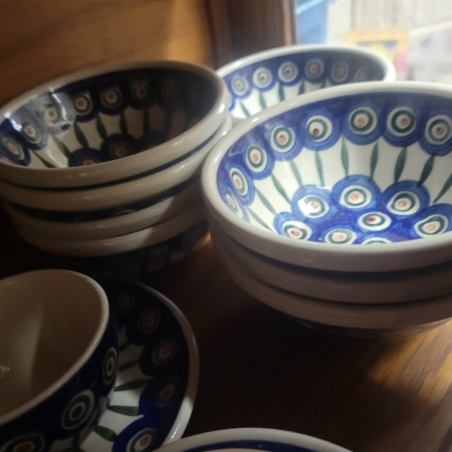 Polish Pottery Ice Cream / Cereal Bowl  from Zaklady Boleslawiec