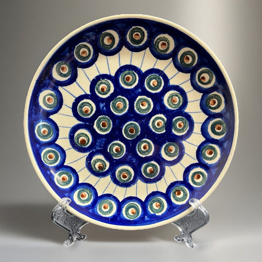 Boleslawiec Polish Pottery Bread and Butter Plate, Traditional Pattern, 6 3/8 in