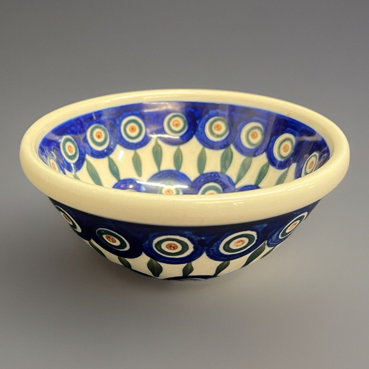 Polish Pottery Ice Cream / Cereal Bowl  from Zaklady Boleslawiec