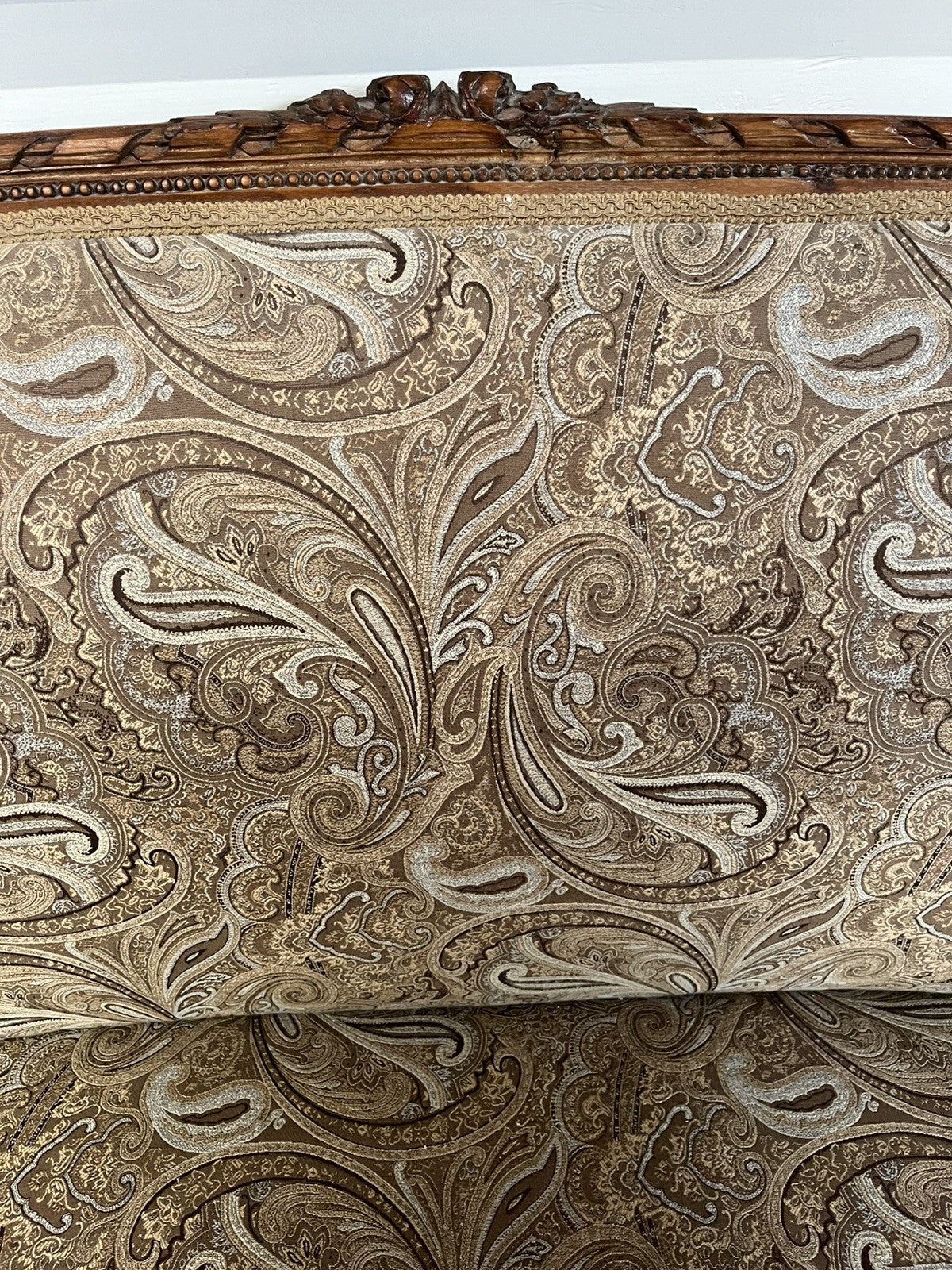 Antique French Walnut Louis XVI Settee Sofa Couch Love seat