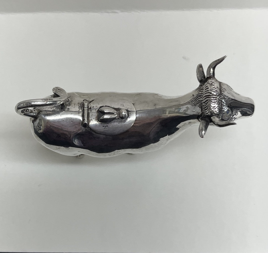 Antique Dutch Sterling Silver Cow Creamer 76.8 g