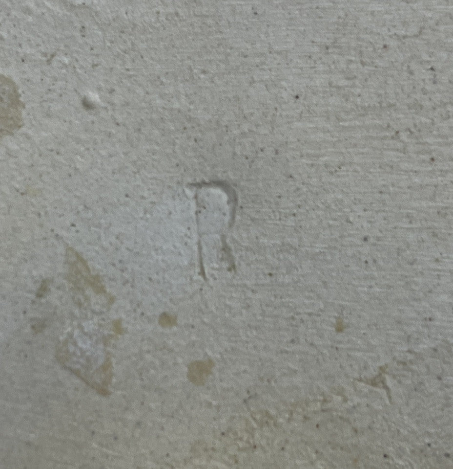 Pottery Green and Brown Drip Glaze Vase 20.5" Tall