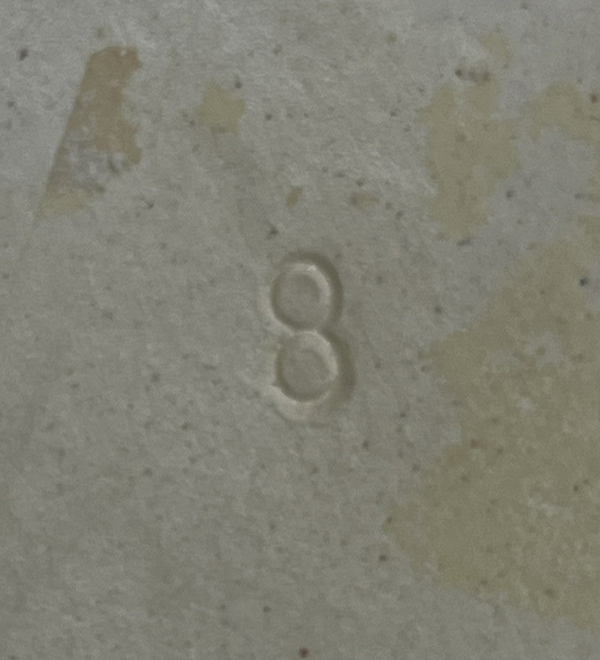 Pottery Green and Brown Drip Glaze Vase 18.25" Tall