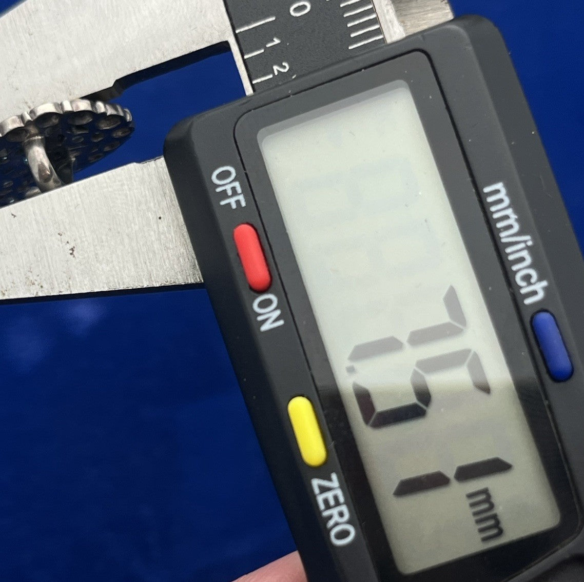 Robert Manse 18K Yellow Gold & Sterling Butterfly Pendant 9.3g Blue Topaz