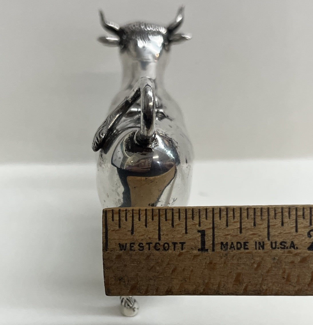 Antique Dutch Sterling Silver Cow Creamer 76.8 g