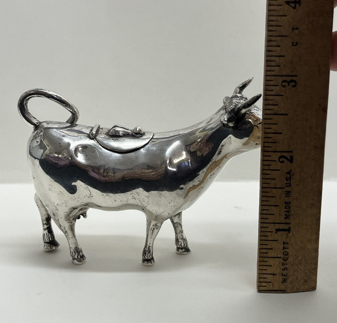 Antique Dutch Sterling Silver Cow Creamer 76.8 g
