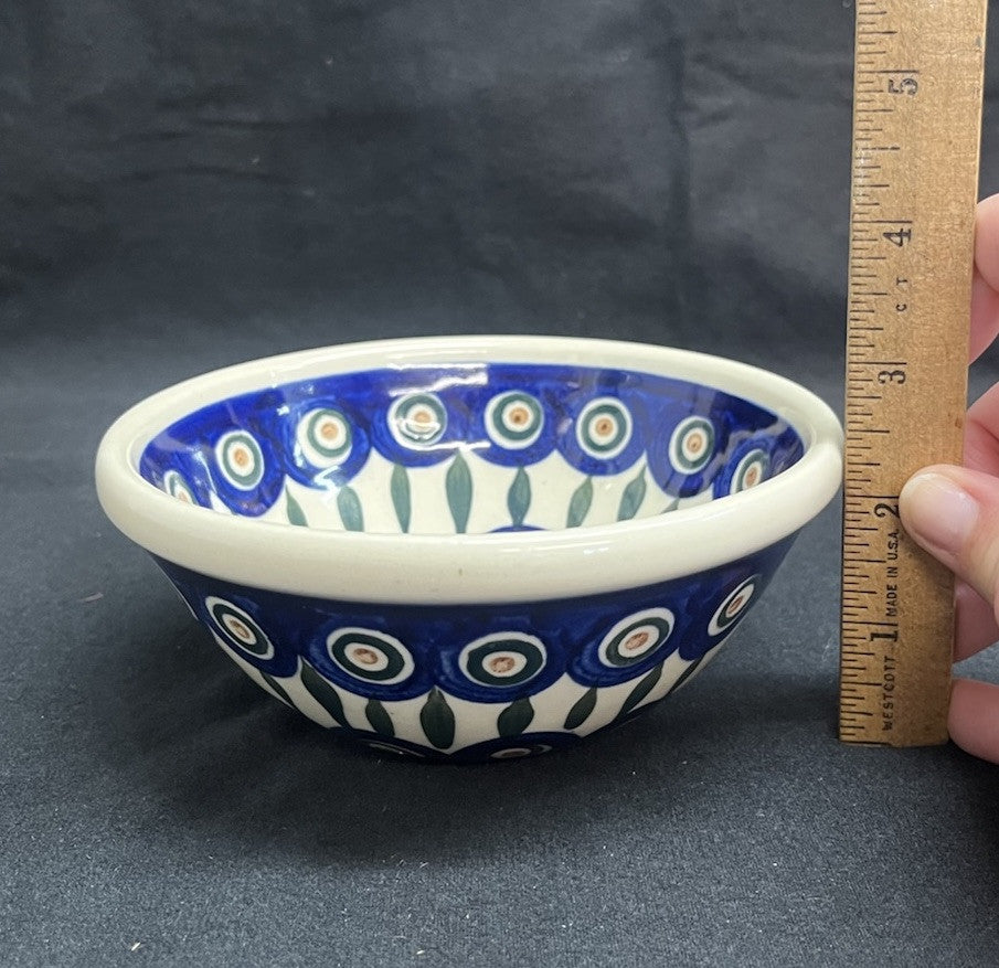 Polish Pottery Ice Cream / Cereal Bowl  from Zaklady Boleslawiec
