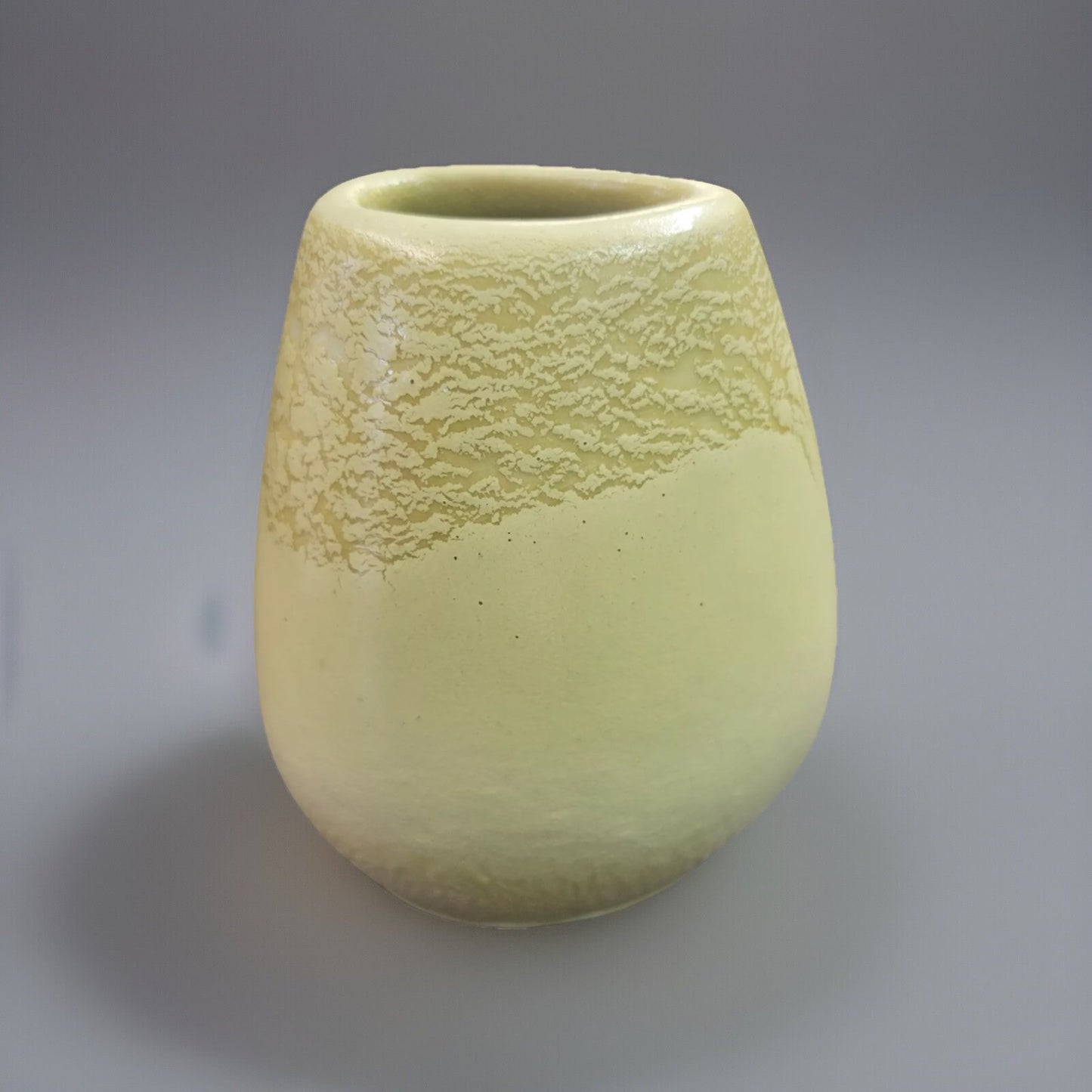 RUSSEL WRIGHT Thick Runny GLAZED BAUER JONQUIL Bud Corsage VASE