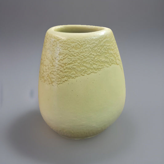 RUSSEL WRIGHT Thick Runny GLAZED BAUER JONQUIL Bud Corsage VASE