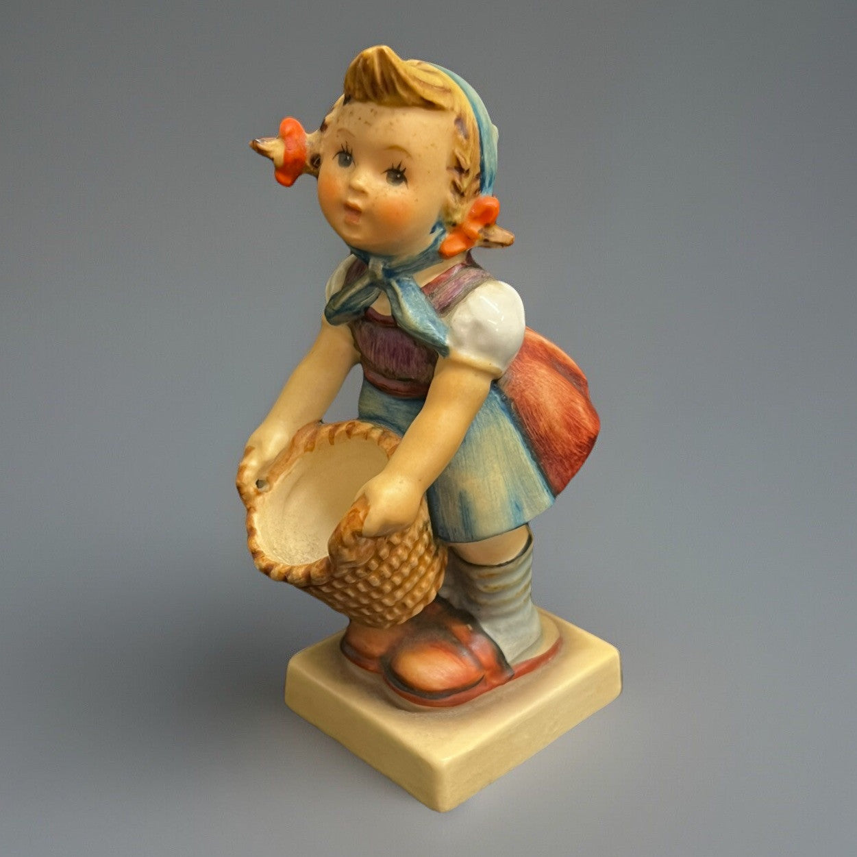 Vintage M.I. Hummel Porcelain #73 "Little Helper" Figure - W. Germany