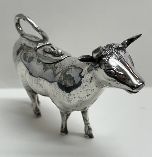 Antique Dutch Sterling Silver Cow Creamer 76.8 g