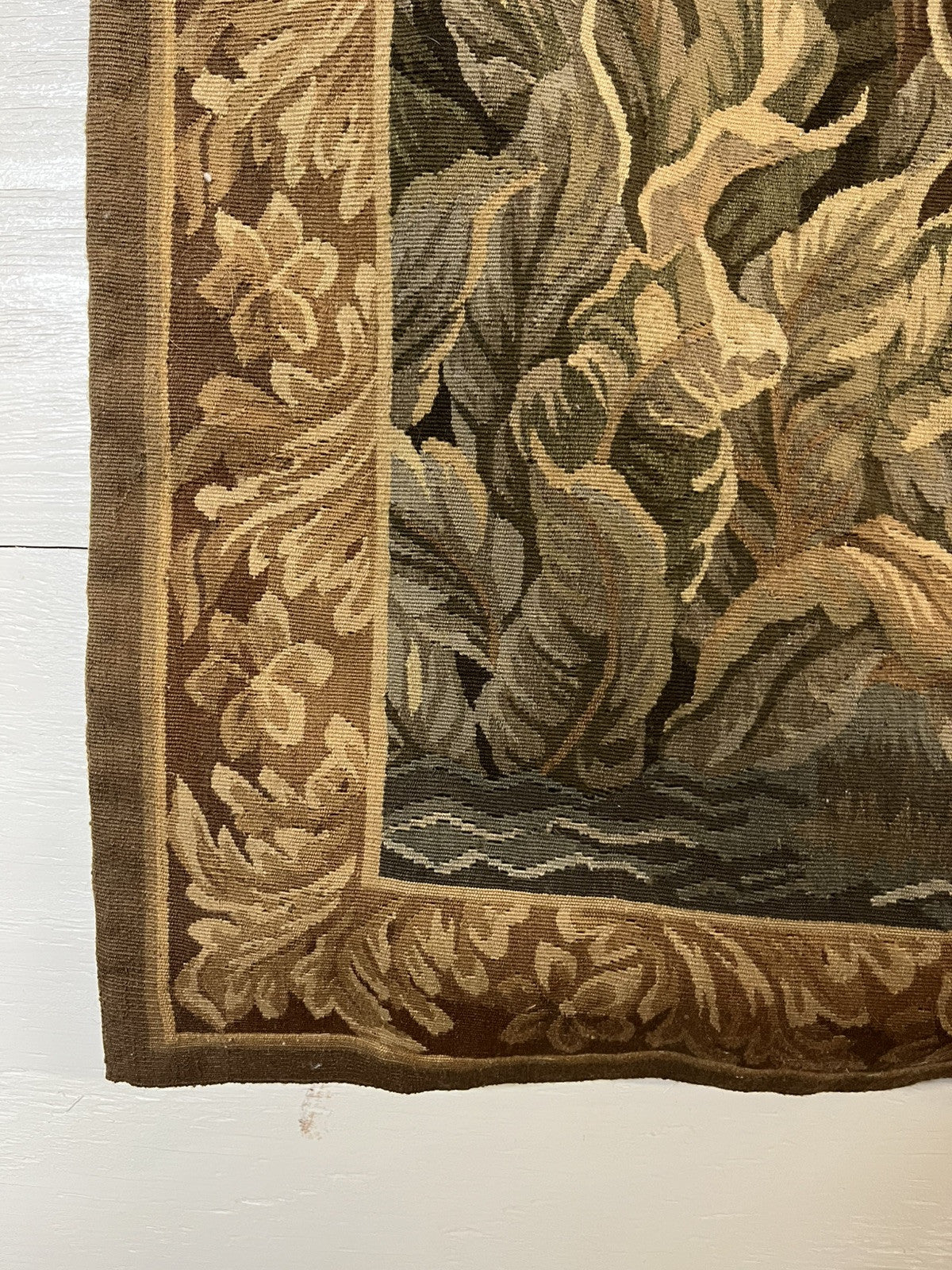 Handtied Tapestry  Wool Wall Hanging "African Royalty"  66" x 48" Ethan Allen