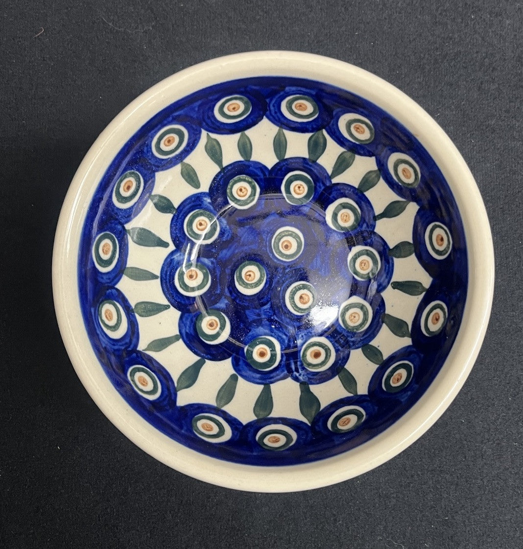 Polish Pottery Ice Cream / Cereal Bowl  from Zaklady Boleslawiec